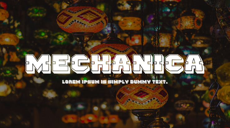 Mechanica Font