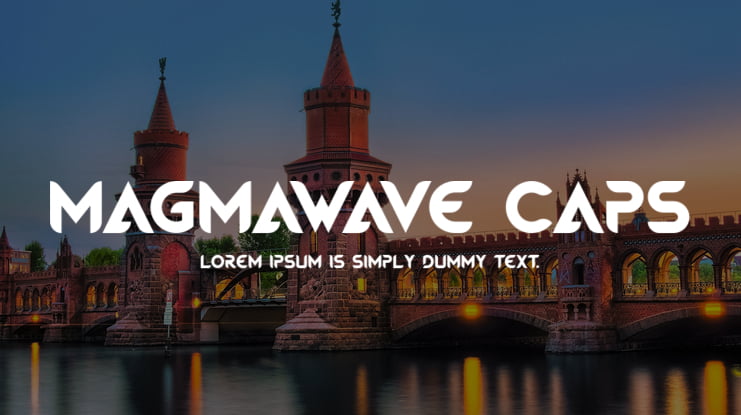 Magmawave Caps Font