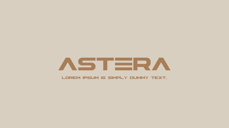 ASTERA Font