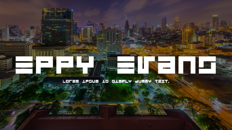 Eppy Evans Font Family