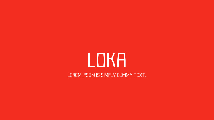 Loka Font