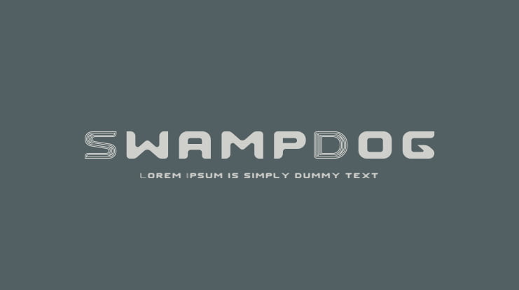 SwampDog Font