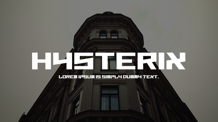 Hysterix Font