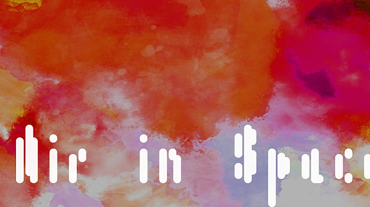 Air in Space Font