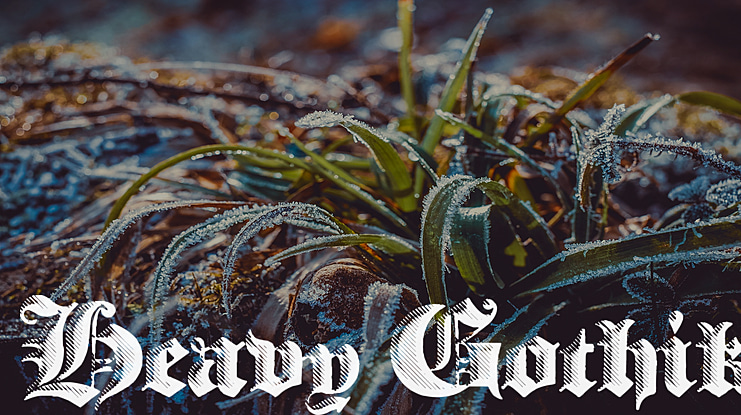 Heavy Gothik Font