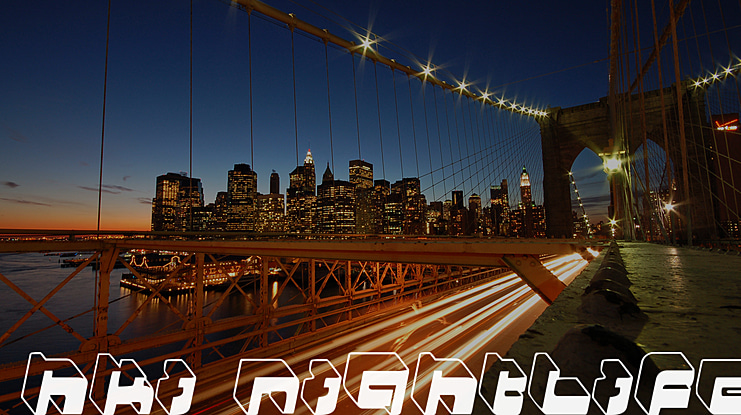 HKI Metropol + Nightlife Font