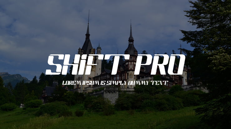shift Pro Font