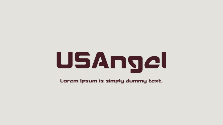USAngel Font Family