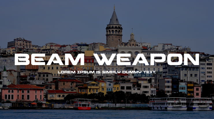 Beam Weapon Font Family
