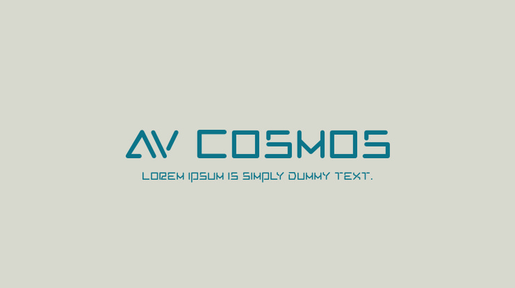 AV Cosmos Font