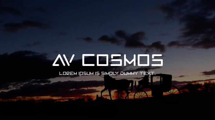 AV Cosmos Font