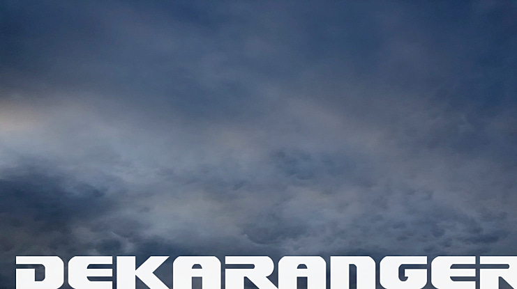 Dekaranger Font Family