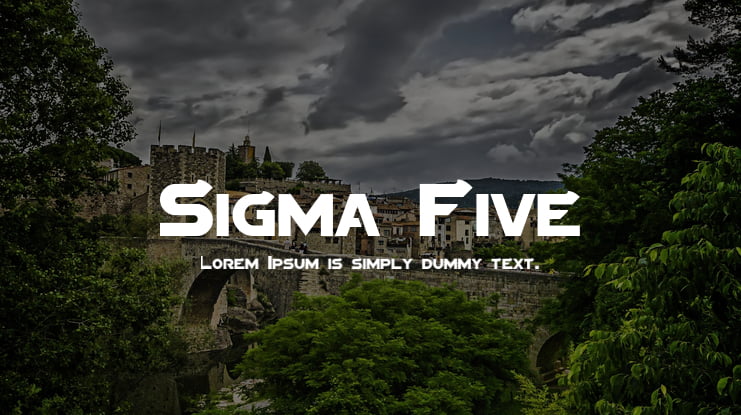 Sigma Five Font Family