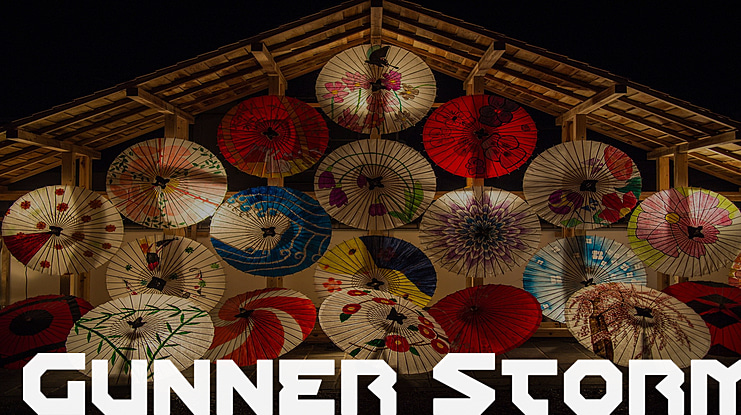 Gunner Storm Font Family