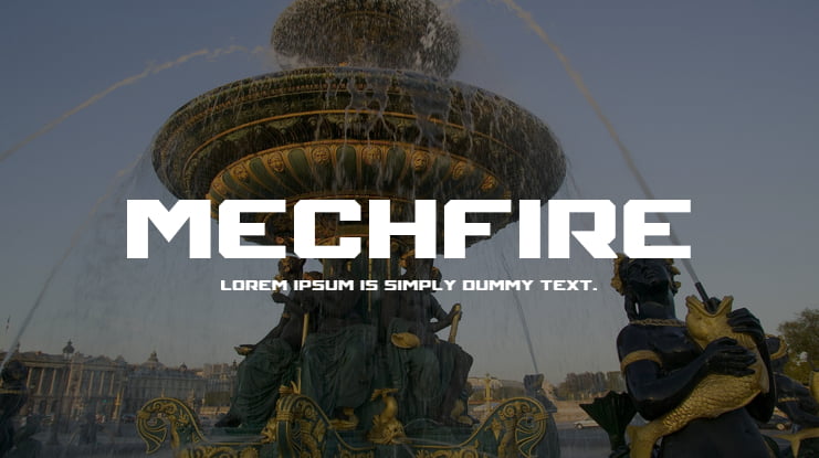 Mechfire Font Family