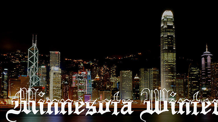 Minnesota Winter Font