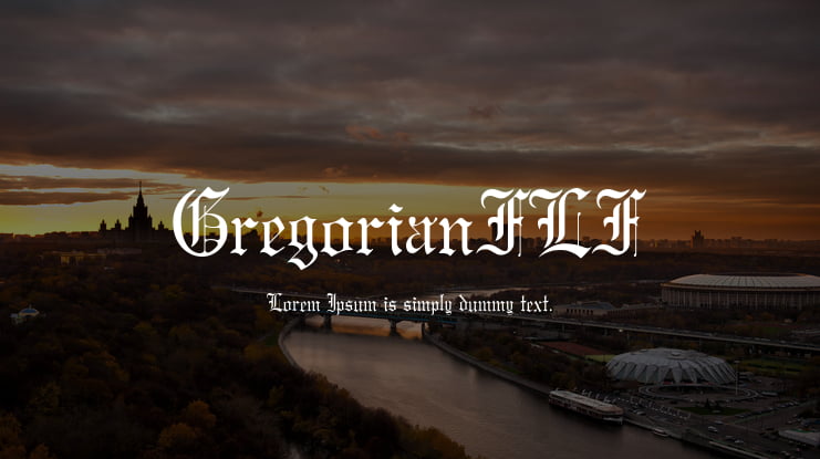 GregorianFLF Font