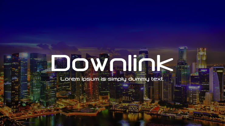 Downlink Font Family
