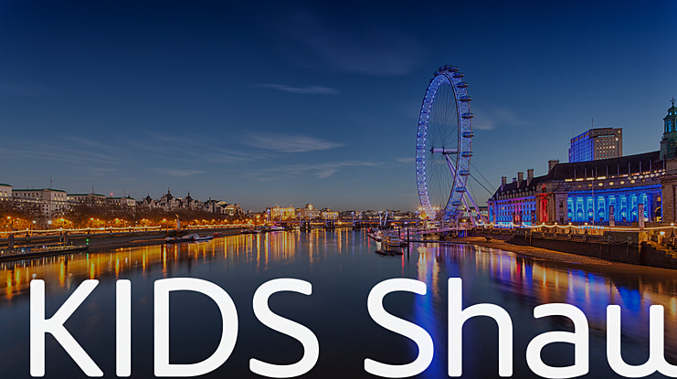 KIDS Shaw Font Family