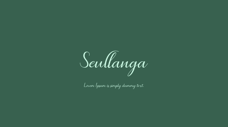 Seullanga Font