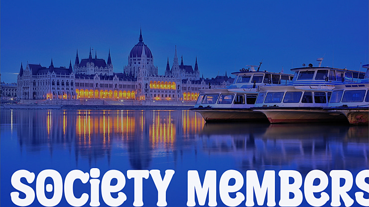 Society Members Font