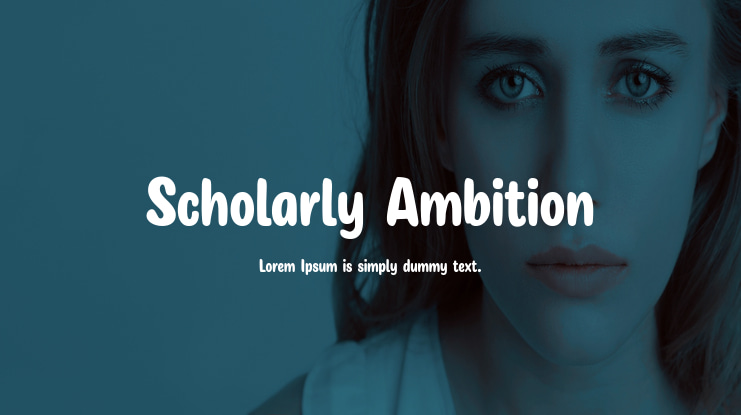 Scholarly Ambition Font