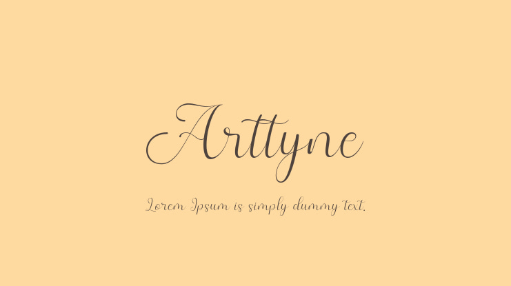 Arttyne Font