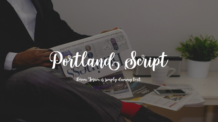 Portland Script Font