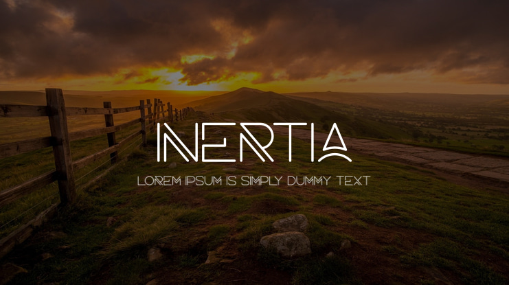 Inertia Font