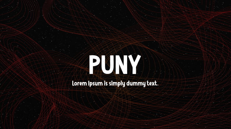PUNY Font