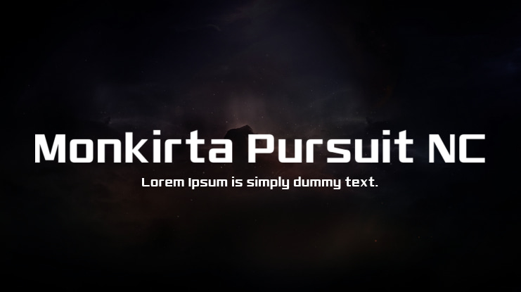 Monkirta Pursuit NC Font
