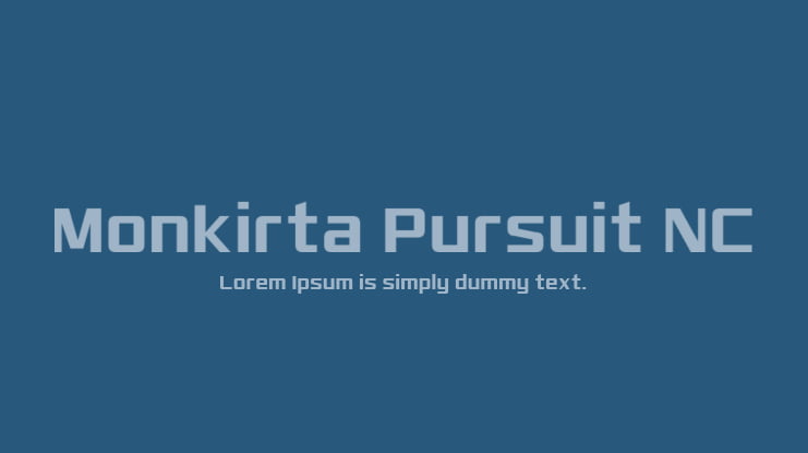 Monkirta Pursuit NC Font