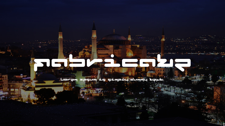 Fabricate Font Family