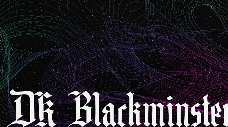 DK Blackminster Font