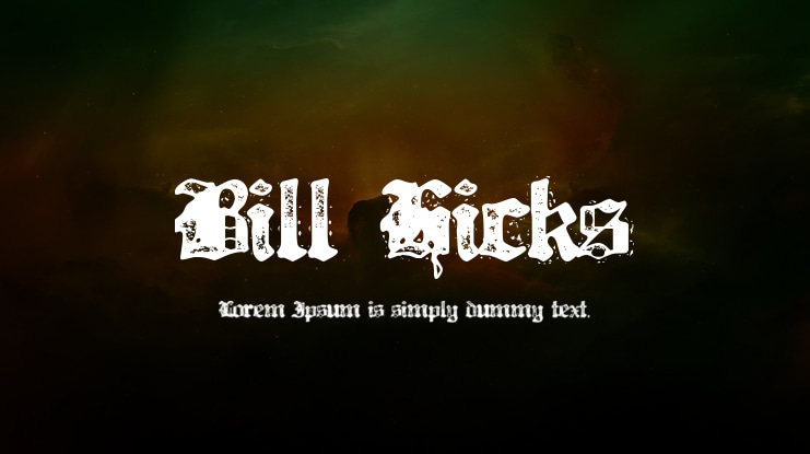 Bill Hicks Font