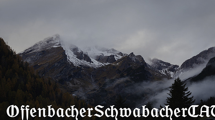 OffenbacherSchwabacherCAT Font