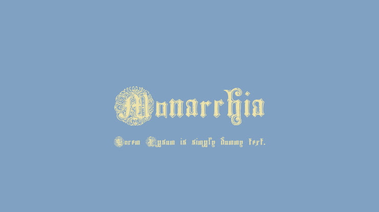 Monarchia Font