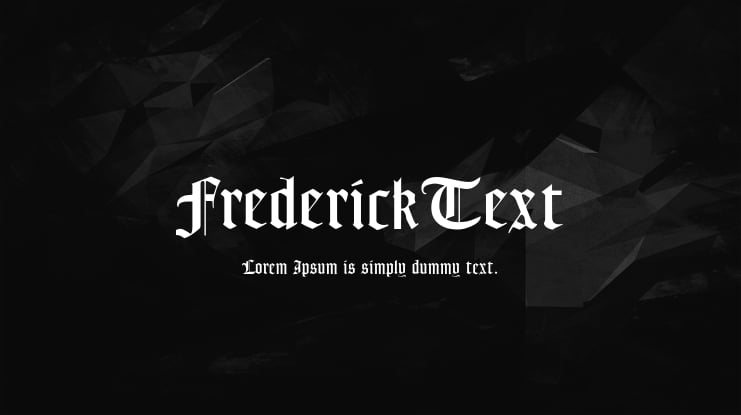 FrederickText Font