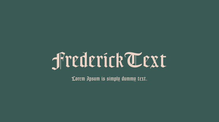 FrederickText Font