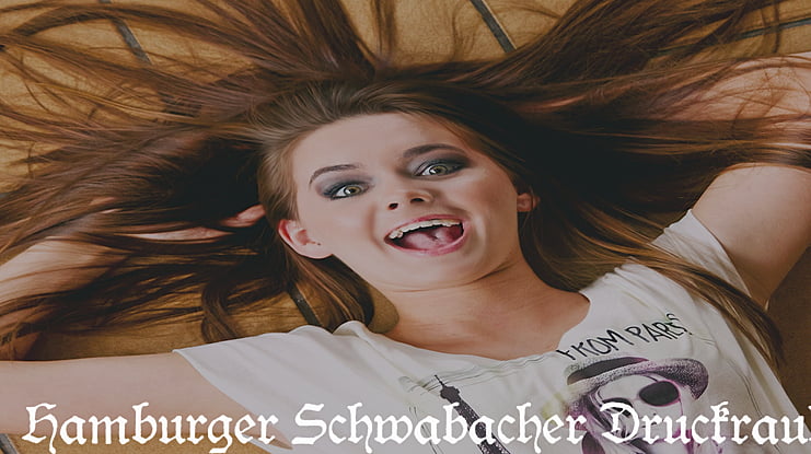 Hamburger Schwabacher Druckrauh Font