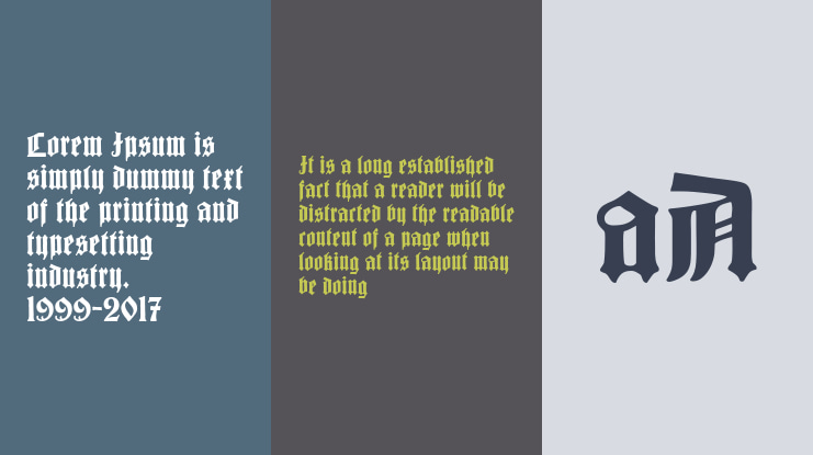 Barloesius Schrift Font