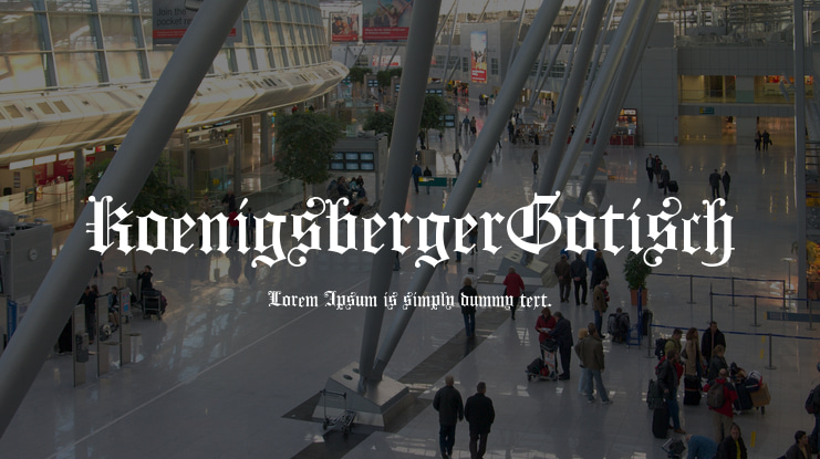 KoenigsbergerGotisch Font