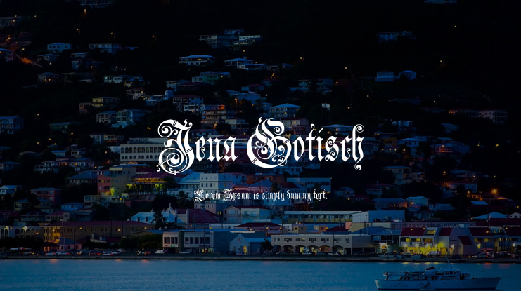Jena Gotisch Font