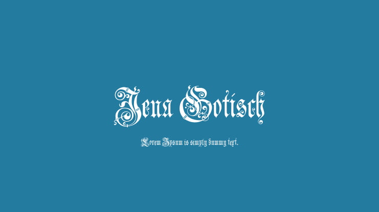 Jena Gotisch Font