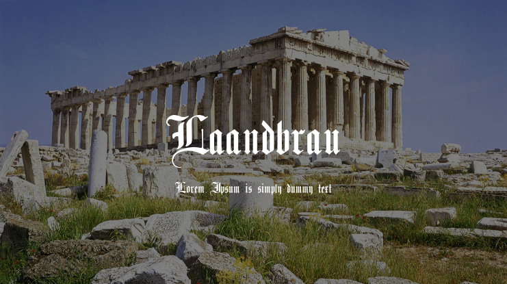 Laandbrau Font