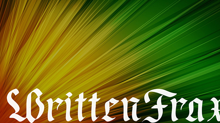 WrittenFrax Font