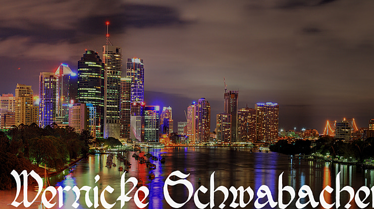 Wernicke Schwabacher Font