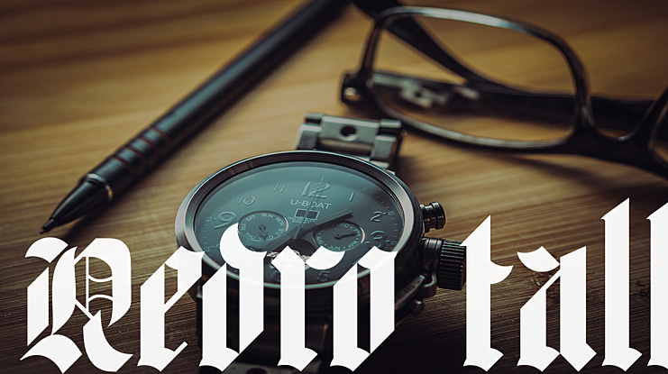 Redro tall Font Family