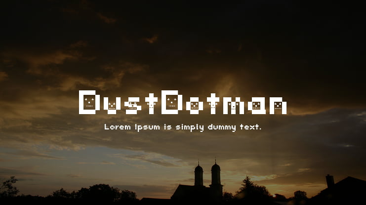 DustDotman Font