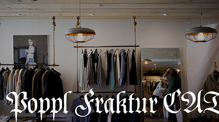 Poppl Fraktur CAT Font